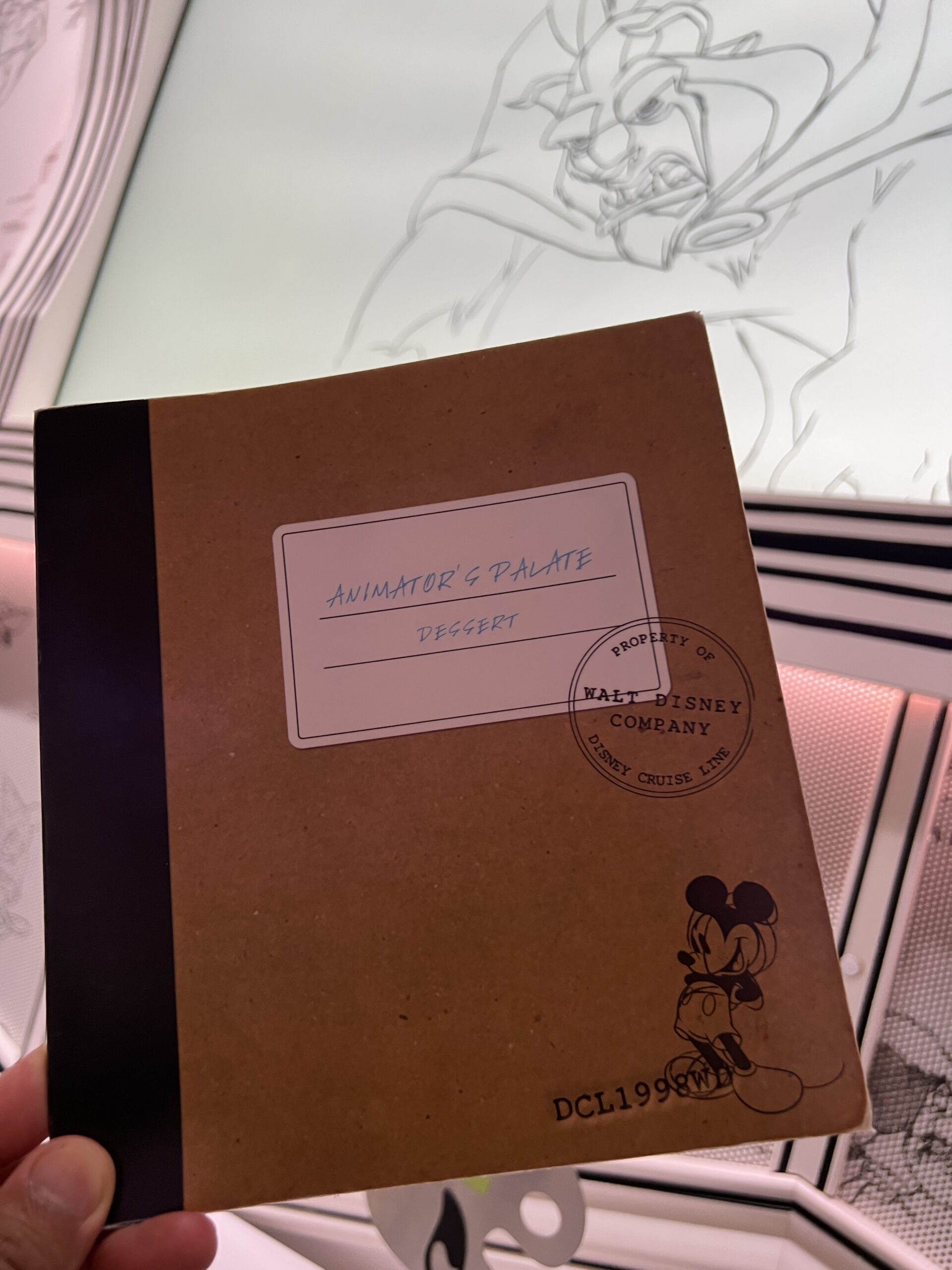 アニメーターズ・パレットのデザートメニュー