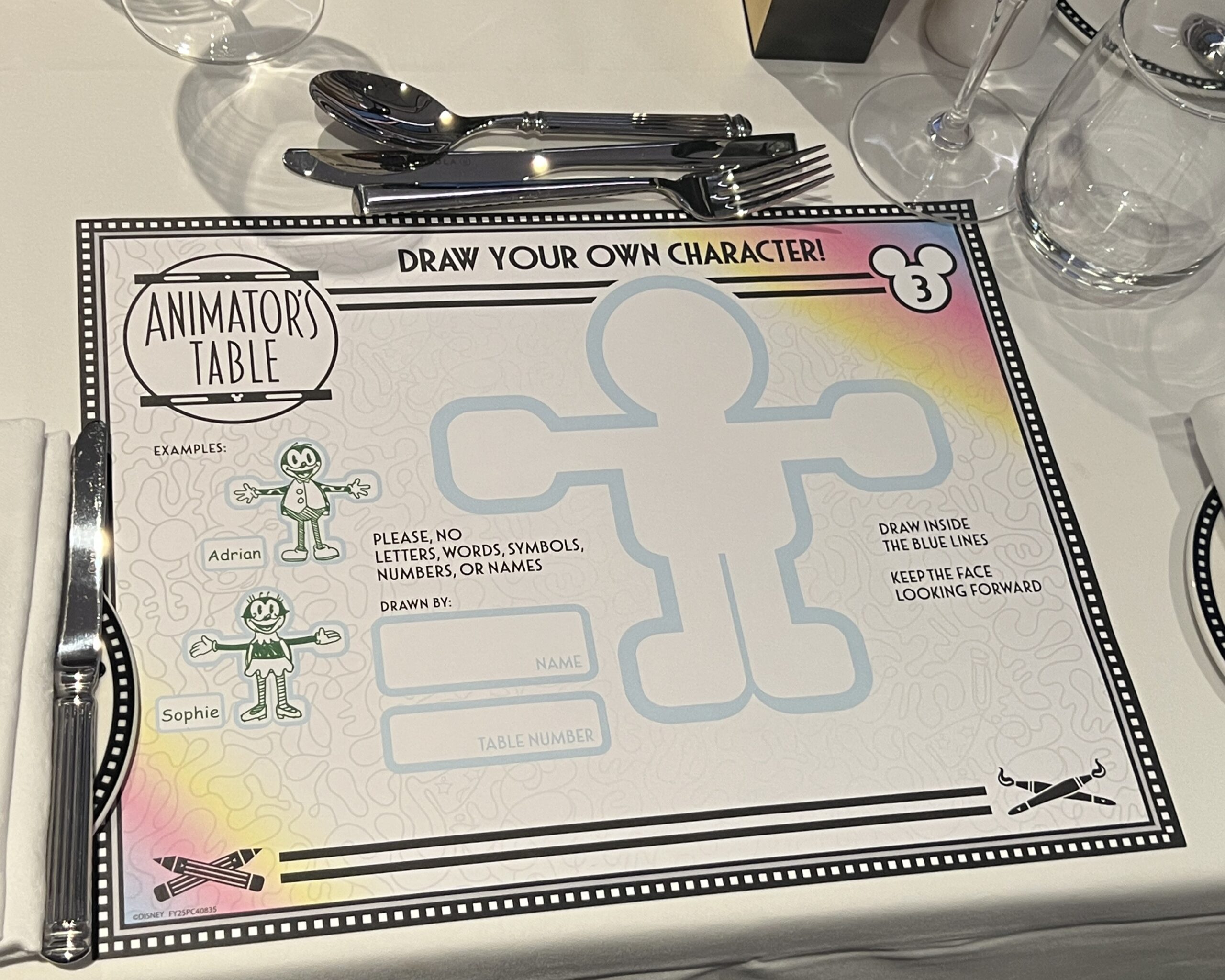 アニメーターズ・テーブル お絵描きシート